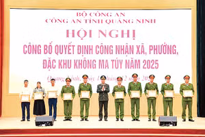 Xã Hải Hòa được UBND tỉnh Quảng Ninh công nhận là xã không ma túy năm 2025. 