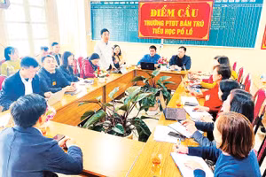 Nhiều chương trình hội thảo trực tuyến được tổ chức để nâng cao chất lượng công tác giảng dạy. Ảnh: Sở Giáo dục và Đào tạo tỉnh Tuyên Quang 