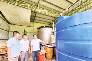 Các công trình cấp nước tập trung quy mô nhỏ giải quyết nhu cầu cấp thiết, trước mắt cho người dân nông thôn. 