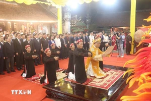 Lễ bái yết tại Lễ hội đền Trần, tỉnh Hưng Yên năm 2026. 