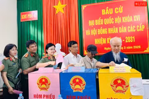 Tỷ lệ cử tri đã tham gia bỏ phiếu của tỉnh Gia Lai đạt 99,76%.