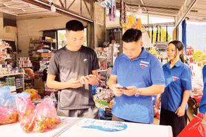 Thanh niên luôn là lực lượng nòng cốt tham gia thúc đẩy dịch vụ hành chính công đến với người dân.