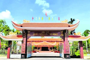 Đền thờ Chủ tịch Hồ Chí Minh tại xã Châu Thới (tỉnh Cà Mau) được công nhận Di tích quốc gia đặc biệt.