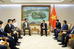 Quang cảnh buổi tiếp. (Ảnh: VGP)