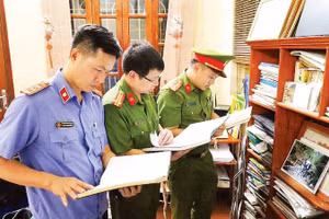 Công an tỉnh Phú Thọ tiếp tục điều tra, mở rộng vụ án, xử lý nghiêm theo quy định của pháp luật theo tinh thần “không có vùng cấm, không có ngoại lệ”. (Ảnh Công an Phú Thọ cung cấp)
