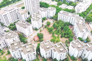 Một dự án nhà ở xã hội tại phường Việt Hưng, thành phố Hà Nội. (Ảnh: KHÁNH HÙNG)