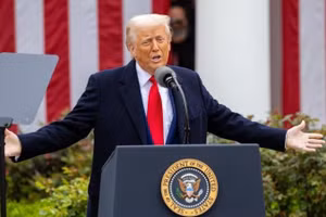 Tổng thống Mỹ Donald Trump. (Ảnh: Tân Hoa xã)