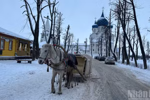 Suzdal nằm trên "vành đai vàng" của nước Nga.