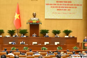 Tổng Bí thư Tô Lâm phát biểu chỉ đạo tại hội nghị.