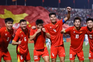 Đội tuyển U22 Việt Nam tràn trề quyết tâm trước mục tiêu giành Huy chương vàng SEA Games. Ảnh: VFF