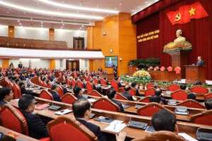 Ban Chấp hành Trung ương quyết định nhiều nội dung quan trọng, trong đó thống nhất số lượng nhân sự Bộ Chính trị, Ban Bí thư khóa XIV. (Ảnh Nhật Bắc)