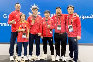 Đội tuyển cử tạ Việt Nam khép lại Đại hội thể thao trẻ châu Á 2025 với Huy chương vàng của Nguyễn Thành Duy.