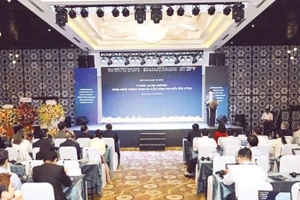 Toàn cảnh hội thảo "Tương lai đại dương 2025" tại Khánh Hòa. 