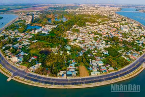 Sông Đồng Nai đoạn chảy qua địa bàn phường Trấn Biên, tỉnh Đồng Nai.