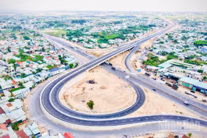 Khu vực điểm đầu cao tốc Biên Hòa-Vũng Tàu nút giao với đường Võ Nguyên Giáp, thuộc phường Phước Tân, thành phố Đồng Nai.