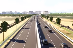 Phối cảnh đường Vành đai 4-Thành phố Hồ Chí Minh.