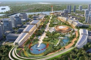 Phối cảnh một góc Khu Trung tâm chính trị-hành chính tỉnh Đồng Nai.