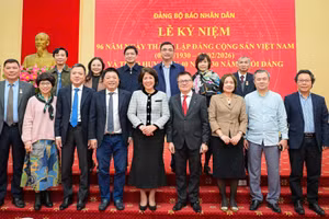 Báo Nhân Dân kỷ niệm 96 năm Ngày thành lập Đảng