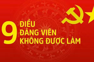 [Interactive] 19 điều đảng viên không được làm
