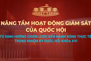 Diễn đàn của Quốc hội về hoạt động giám sát năm 2026 có chủ đề “Nâng tầm hoạt động giám sát của Quốc hội: Từ định hướng chiến lược đến hành động thực tế trong nhiệm kỳ Quốc hội khóa XVI”. (Ảnh: Mạnh Cường)