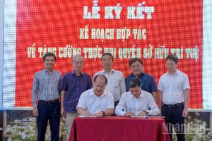 Ký kết Chương trình hợp tác giai đoạn 2026-2030 giữa Sở Khoa học và Công nghệ tỉnh Cà Mau và Cục Sở hữu trí tuệ.