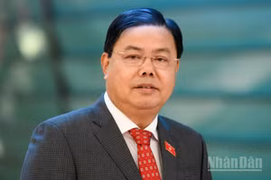 Tân Bộ trưởng Nội vụ Nguyễn Tiến Hải. (Ảnh: DUY LINH)