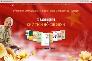Tủ sách điện tử Chủ tịch Hồ Chí Minh trên nền tảng Stbook.vn.