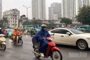 Dự báo khu vực Hà Nội có mưa nhỏ vài nơi,. (Ảnh minh họa: Đ.T)