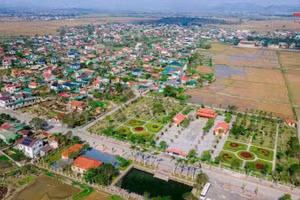 Diện mạo nông thôn mới xã Hưng Nguyên Nam ngày càng khang trang, hiện đại.