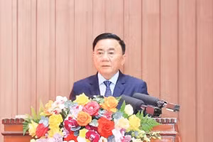 Đồng chí Trần Cẩm Tú, Ủy viên Bộ Chính trị, Thường trực Ban Bí thư Trung ương Đảng Cộng sản Việt Nam. (Ảnh: DUY LINH)