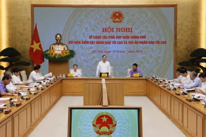 Ủy viên Bộ Chính trị, Phó Thủ tướng Thường trực Chính phủ Phạm Gia Túc phát biểu chỉ đạo. (Ảnh: Lâm Khánh/TTXVN)