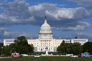 Trụ sở Quốc hội Mỹ ở Washington, D.C. Ảnh: THX/TTXVN