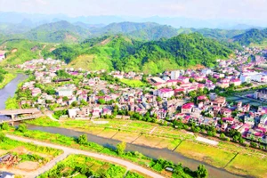 Một góc đô thị phường Bắc Kạn. (Ảnh: TUẤN SƠN)