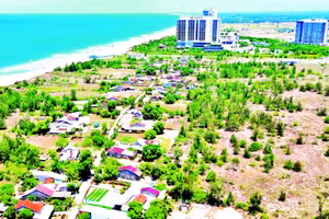 Một góc Khu tái định cư Duy Hải ở xã Duy Nghĩa.