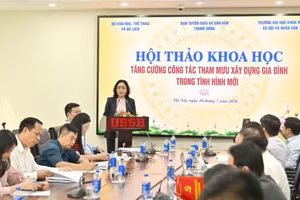 Hội thảo khoa học “Tăng cường công tác tham mưu xây dựng gia đình trong tình hình mới” được tổ chức vào ngày 30/7/2026, tại Hà Nội.
