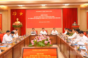 Quang cảnh hội nghị. (Ảnh: HẢI ĐĂNG)