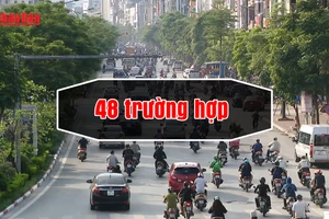 [Video] 48 trường hợp lấn chiếm vỉa hè, lòng đường bị camera AI “bắt sống”