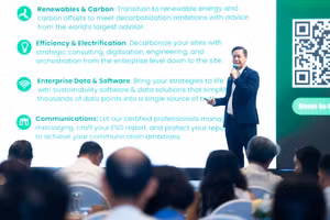 Ông Thái Hoàng Quỳnh, Phó Tổng Giám đốc Khối Hệ thống Năng lượng, Schneider Electric Việt Nam và Campuchia chia sẻ tại hội thảo “Sử dụng năng lượng tiết kiệm và hiệu quả: Lực đẩy từ chính sách và công nghệ”.