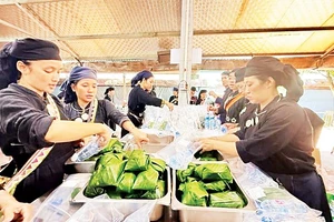 Toàn bộ thực phẩm đều do dân làng nuôi, trồng. Ảnh: Làng Thái Hải