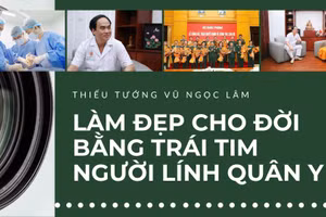 Thiếu tướng Vũ Ngọc Lâm: Làm đẹp cho đời bằng trái tim người lính quân y