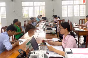 Mạng lưới điểm giao dịch của Ngân hàng Chính sách xã hội An Giang tích cực cho dân vay vốn thuận lợi , kịp thời. 