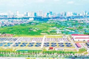 Nhà máy xử lý nước thải Yên Xá.