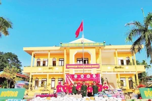 Chương trình “Xuân Biên phòng, ấm lòng dân bản” tại Đồn Biên phòng Ba Tầng, Bộ đội Biên phòng tỉnh Quảng Trị.