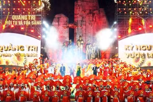 Chương trình nghệ thuật đặc biệt: “Quảng Trị - Hội tụ và tỏa sáng" tại điểm cầu Đồng Hới.