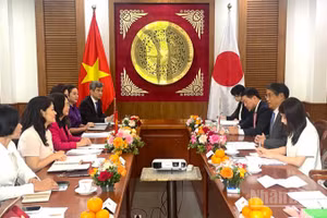 Quang cảnh buổi làm việc. 