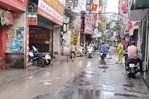 Các tuyến phố tiêu thoát nước nhanh sau mưa lớn. 