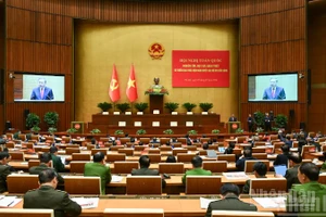 Quang cảnh Hội nghị toàn quốc nghiên cứu, học tập, quán triệt và triển khai thực hiện Nghị quyết Đại hội XIV của Đảng. (Ảnh: DUY LINH)