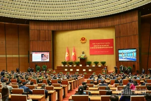 Quang cảnh Hội nghị toàn quốc nghiên cứu, học tập, quán triệt và triển khai thực hiện Nghị quyết Đại hội XIV của Đảng. (Ảnh: DUY LINH)