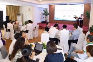Tại chương trình "Văn hóa Islam và kỹ năng tiếp khách Hồi giáo và Dịch vụ du lịch thân thiện với người Hồi giáo tại Huế”.