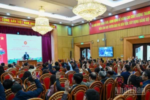 Quang cảnh hội nghị. (Ảnh: DUY LINH)